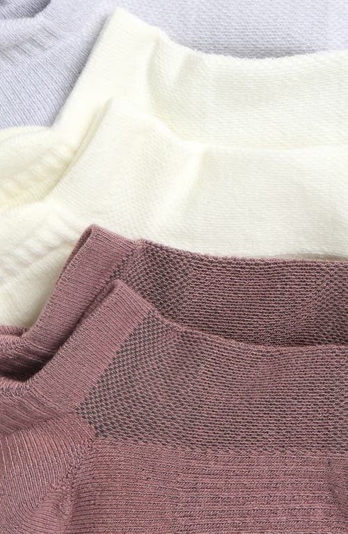 Zella Assorted 3-pack Tab Ankle Socks In Multi