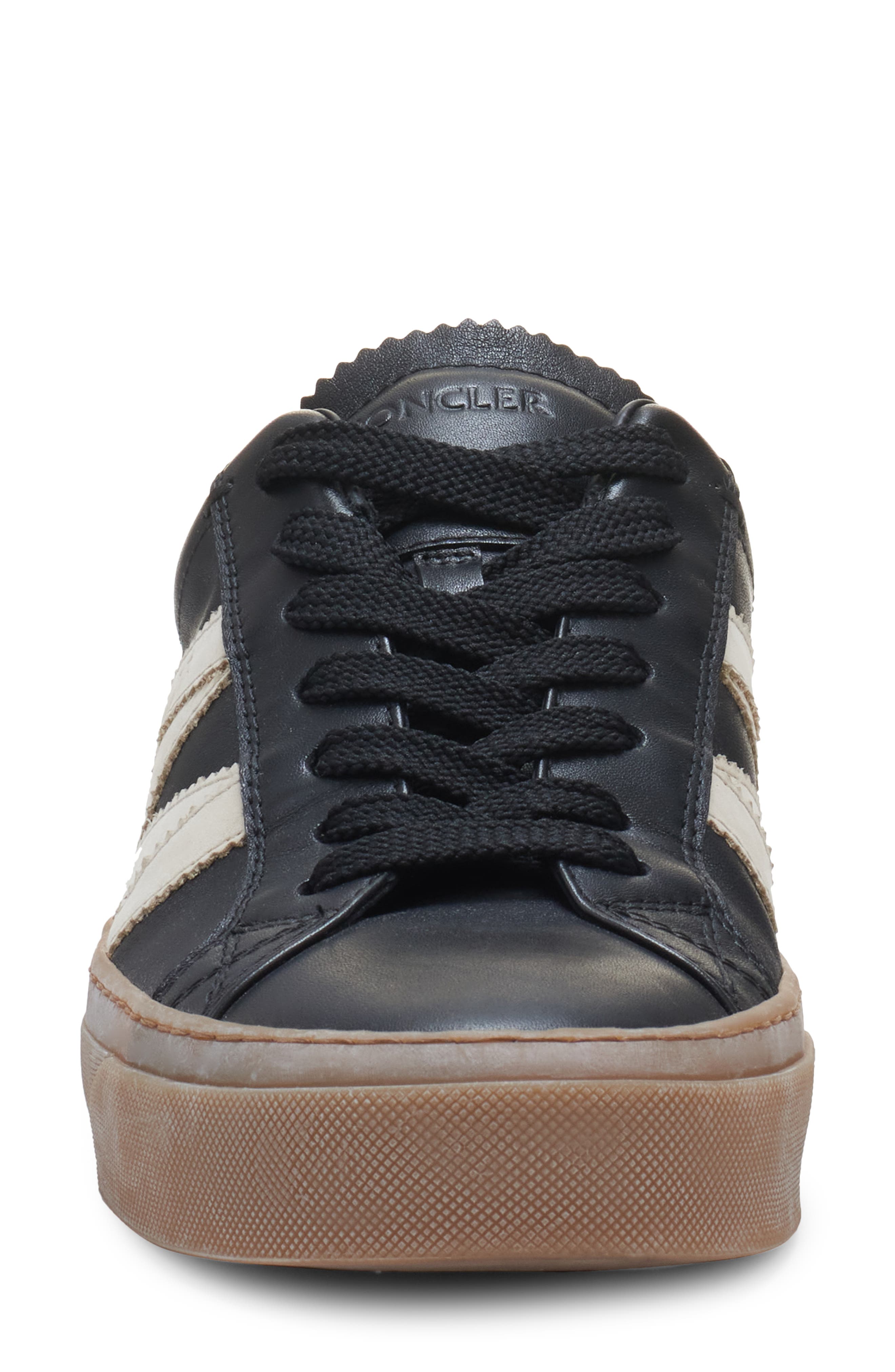 Moncler Monaco 2 Low Top Sneaker, Alternate, color, Black