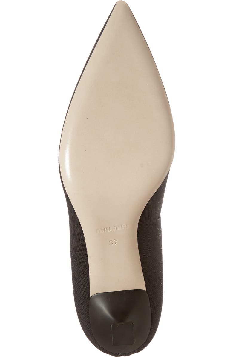 Miu Miu Logo Sock Bootie, Alternate, color,