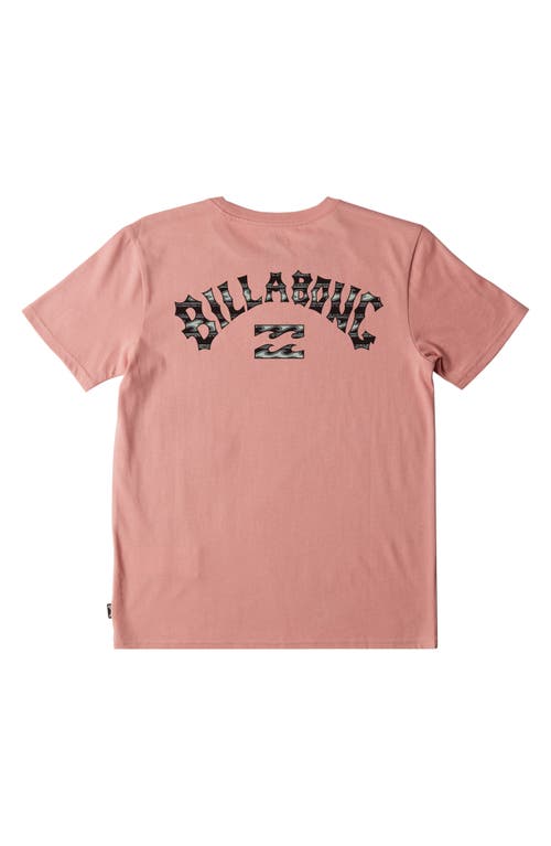Billabong Kids' Arch Fill Graphic T-shirt In Pink Haze