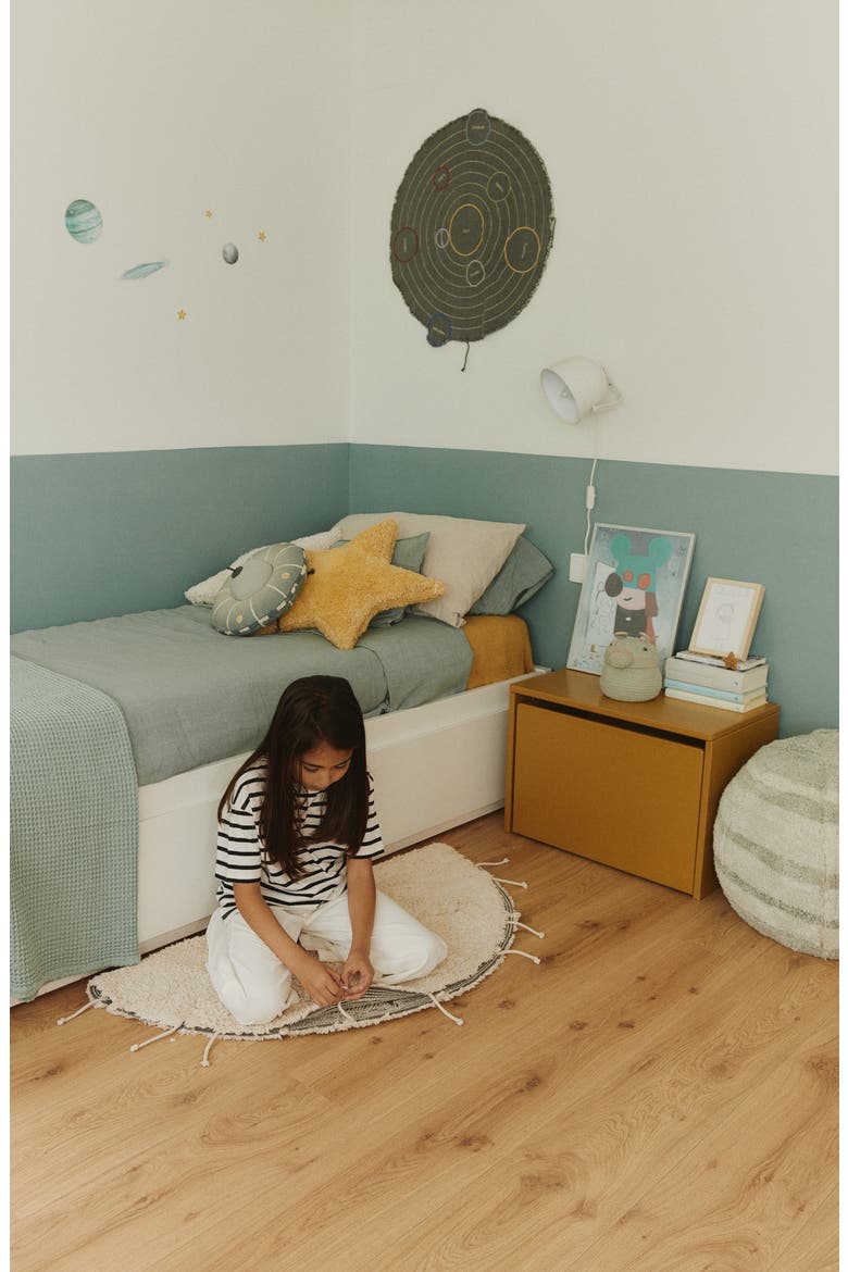 Moon Multishape Washable Cotton Blend Rug, Alternate, color, NATURAL