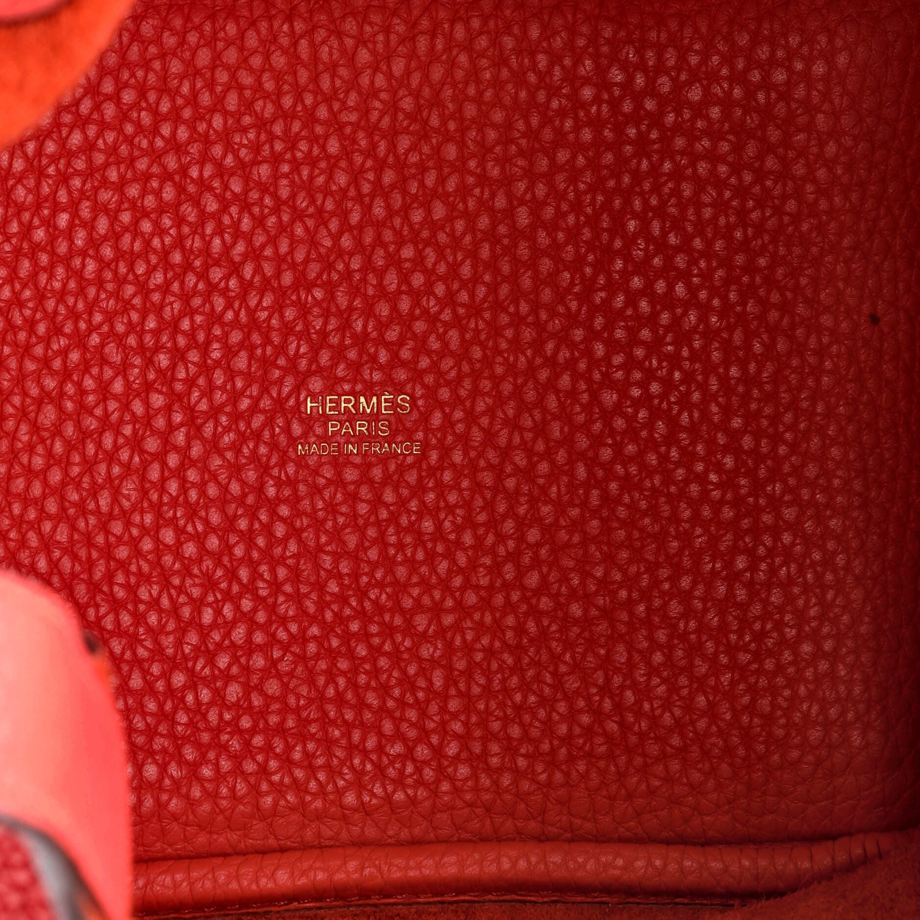 Pre-Owned Hermes Picotin Lock Bag Clemence PM, Alternate, color, Rouge Pivoine