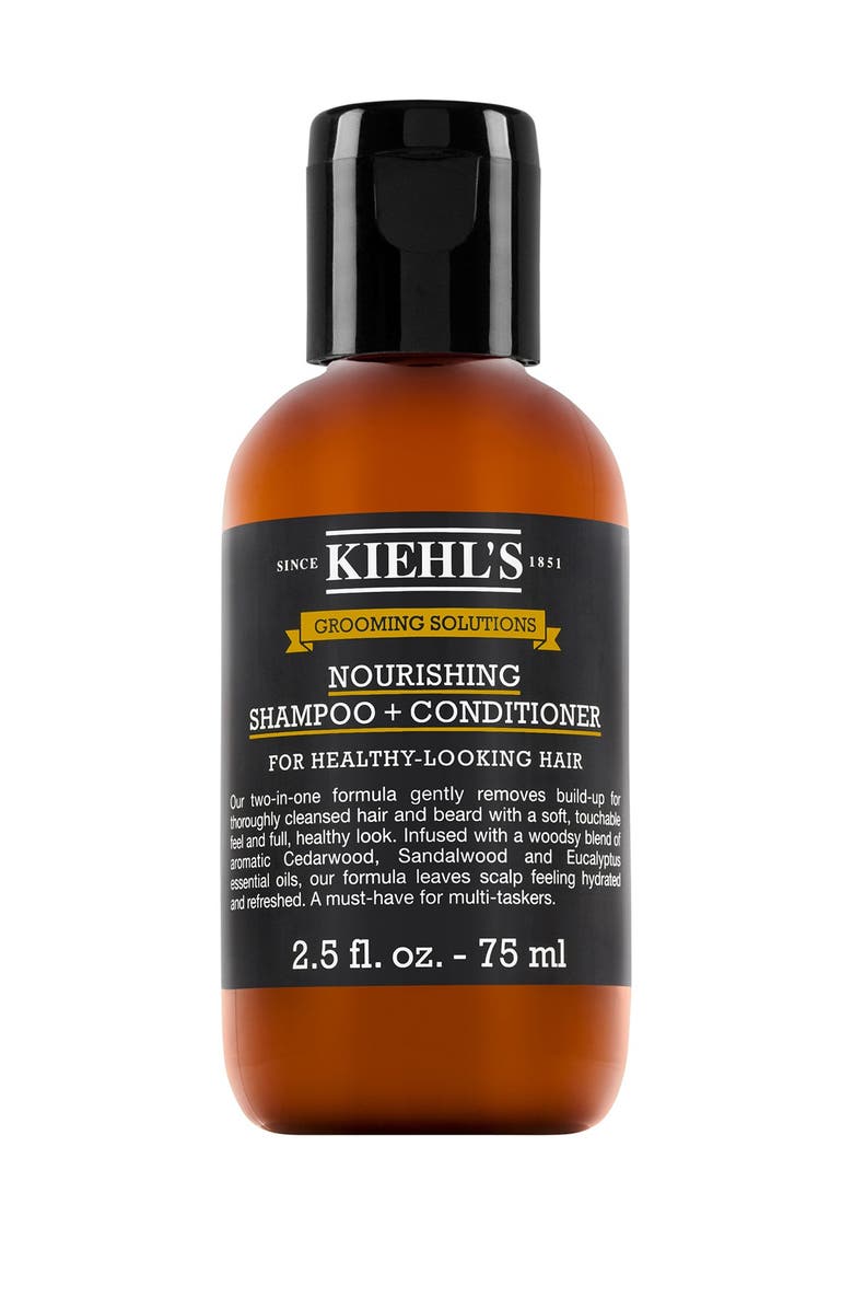 Kiehl's Since 1851 Grooming Solutions Nourishing Shampoo + Conditioner - 2.5 fl. oz. - Travel Size, Alternate, color, 