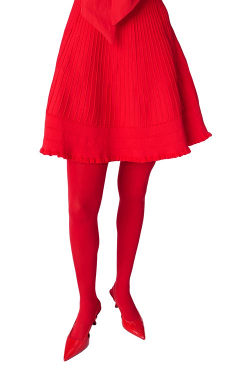 Maje Minikleid Aus Tweed Aus Einer Baumwollmischung In Red