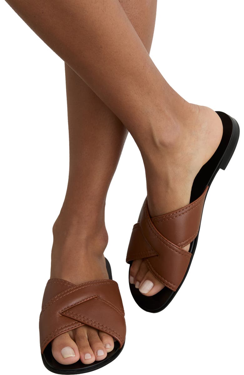 Reiss Kori Slide Sandal, Alternate, color, Tan