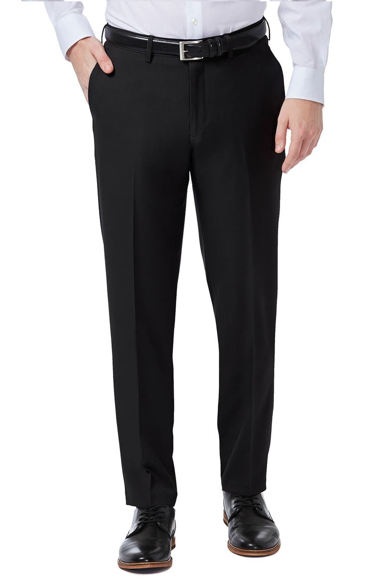 Haggar Premium Comfort Dress Pant Slim Fit, Main, color, BLACK