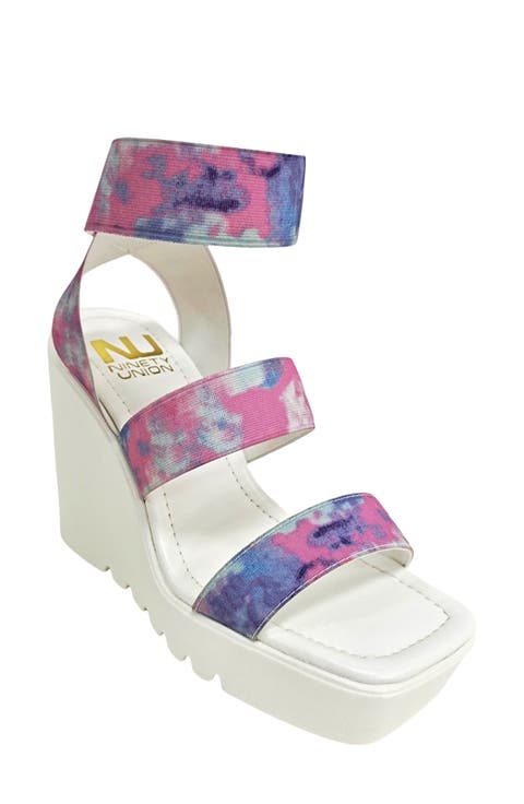Paige Elastic Strap Wedge Sandal