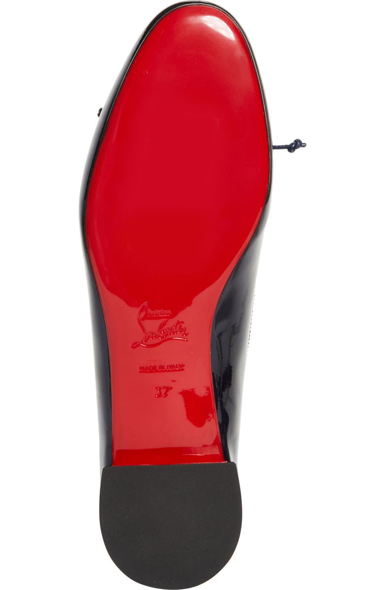 Christian Louboutin Sweetie Jane Bow Ballet Flat, Alternate, color, Zaffiro/ Lin Zaffiro