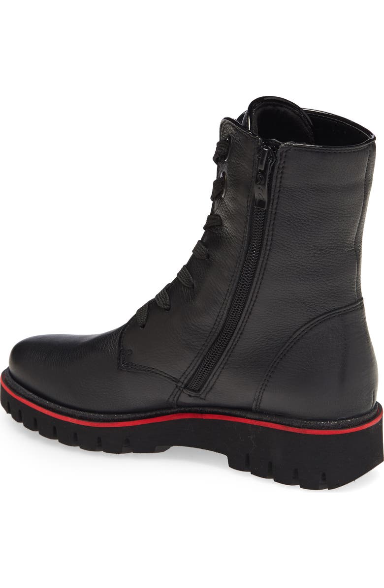 ara January Lug Sole Combat Boot, Alternate, color,