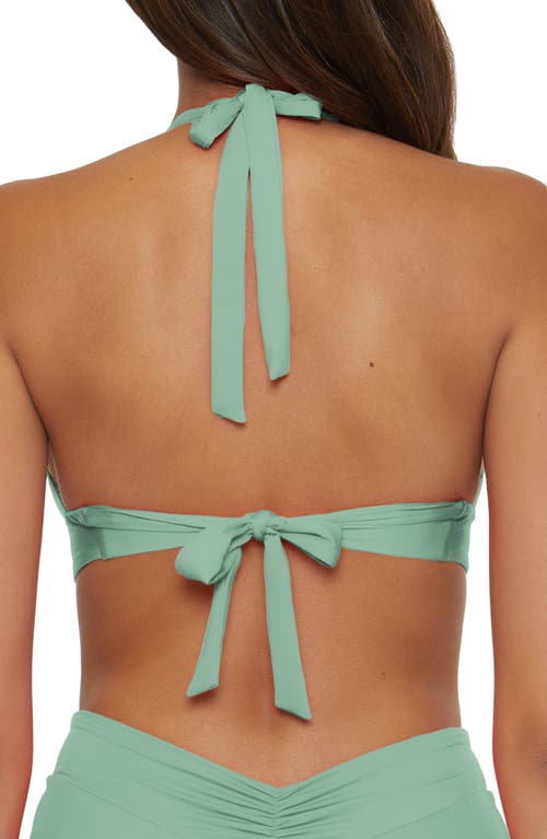 Becca Line In The Sand Bikini Top In Mineral