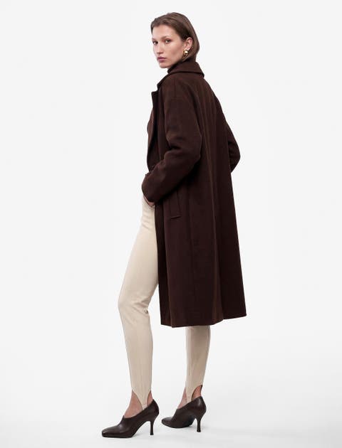 High Rise Tailored Stirrup Trousers With Belt