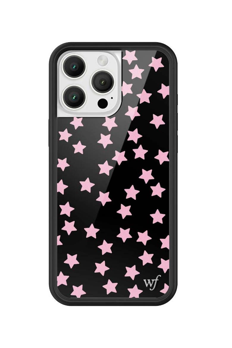 Super Cute Stars iPhone Case, Alternate, color, Black
