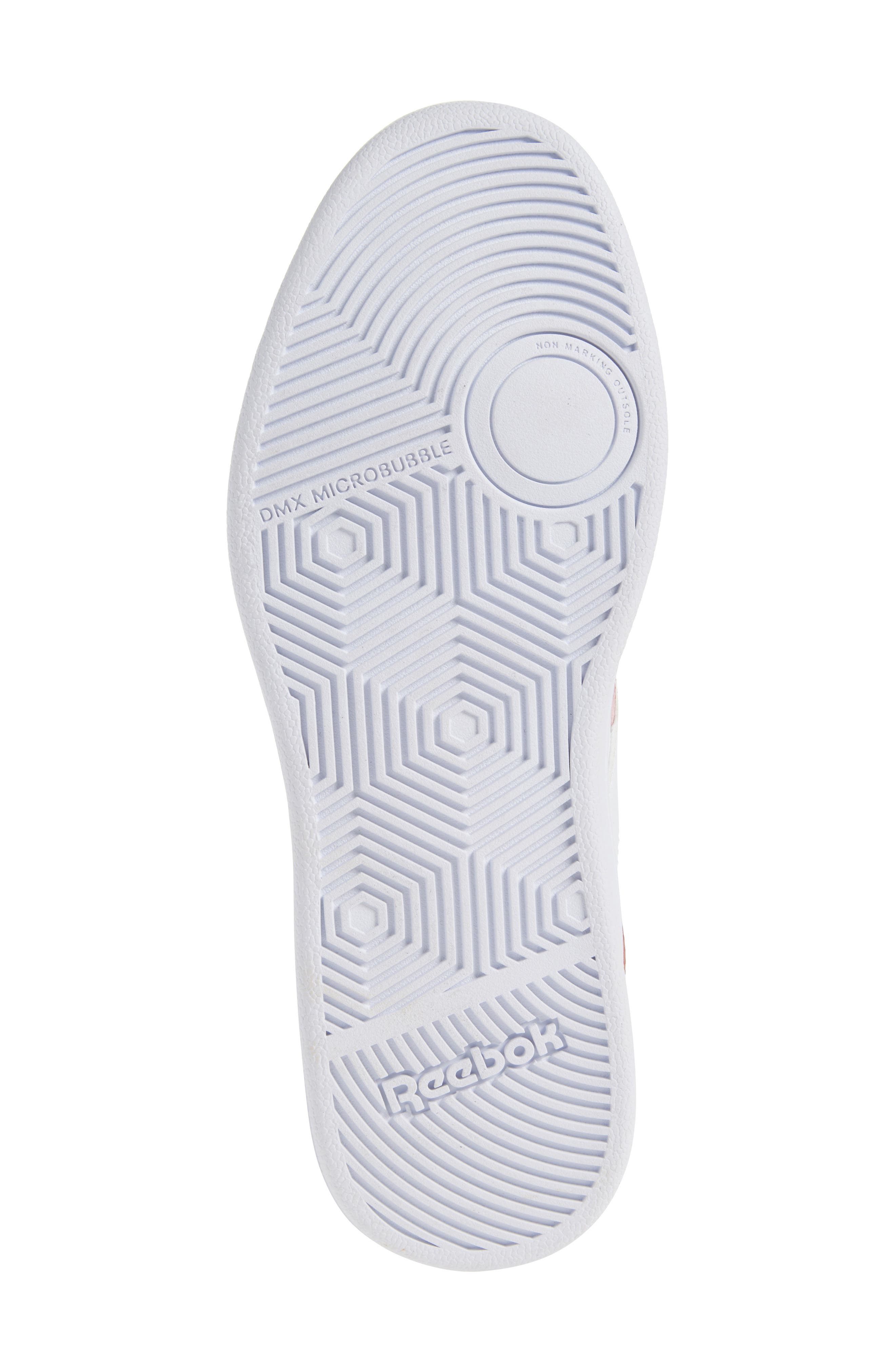 Reebok Court Advance Clip Sneaker, Alternate, color, White/ Brickred/ Black