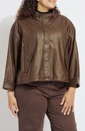 Lysse Mina Oversized Faux Leather Jacket