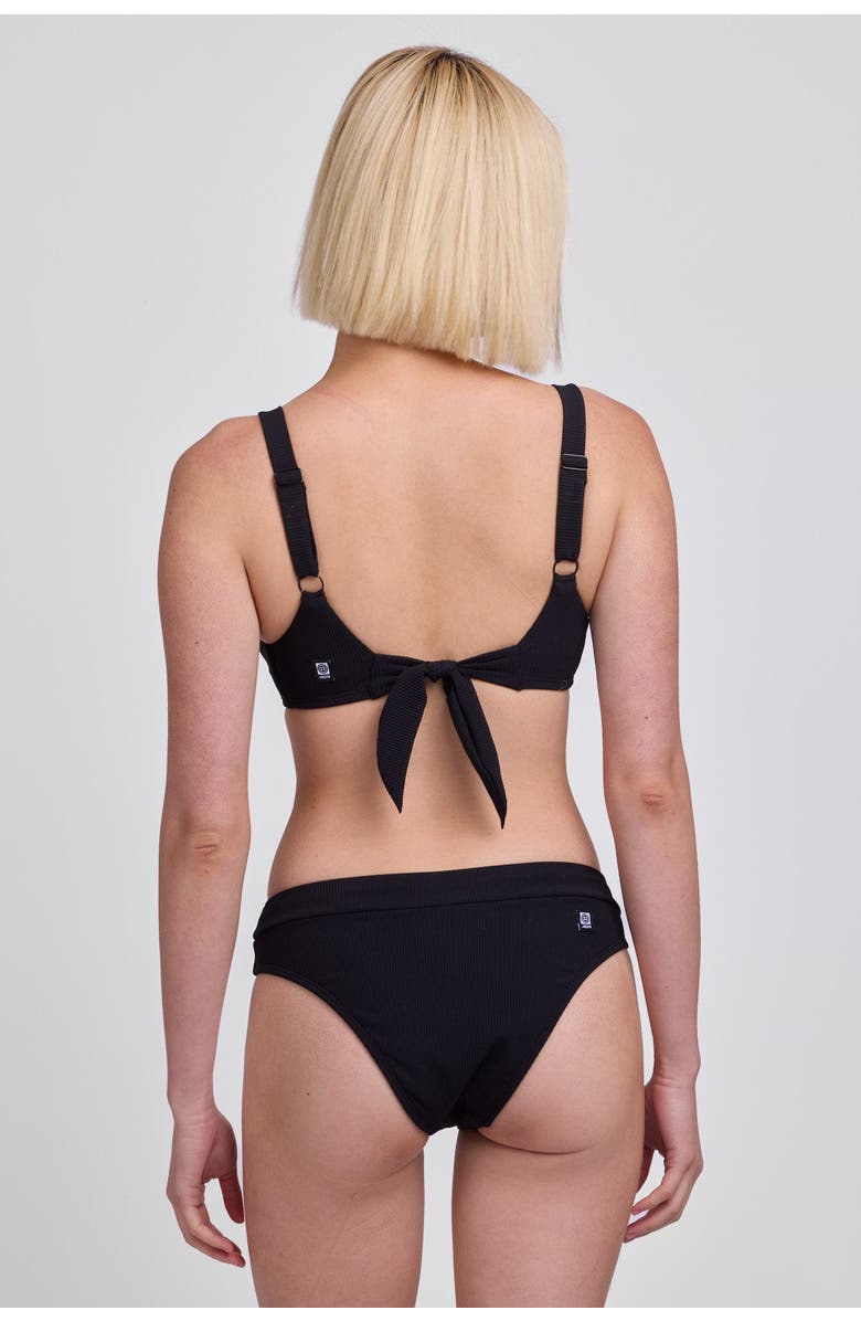 JOLYN Alanna Bikini Bottom, Alternate, color, Black Ribbed