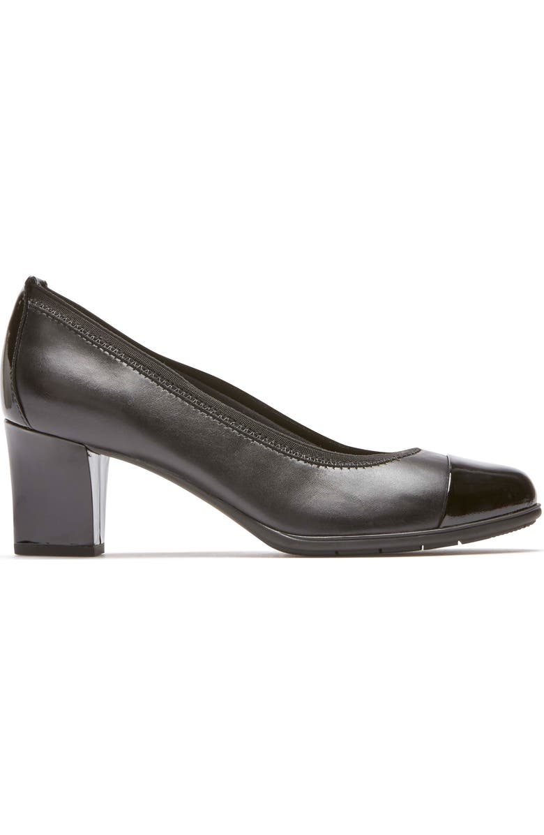 Rockport Esty Luxe Cap Toe Pump, Alternate, color,
