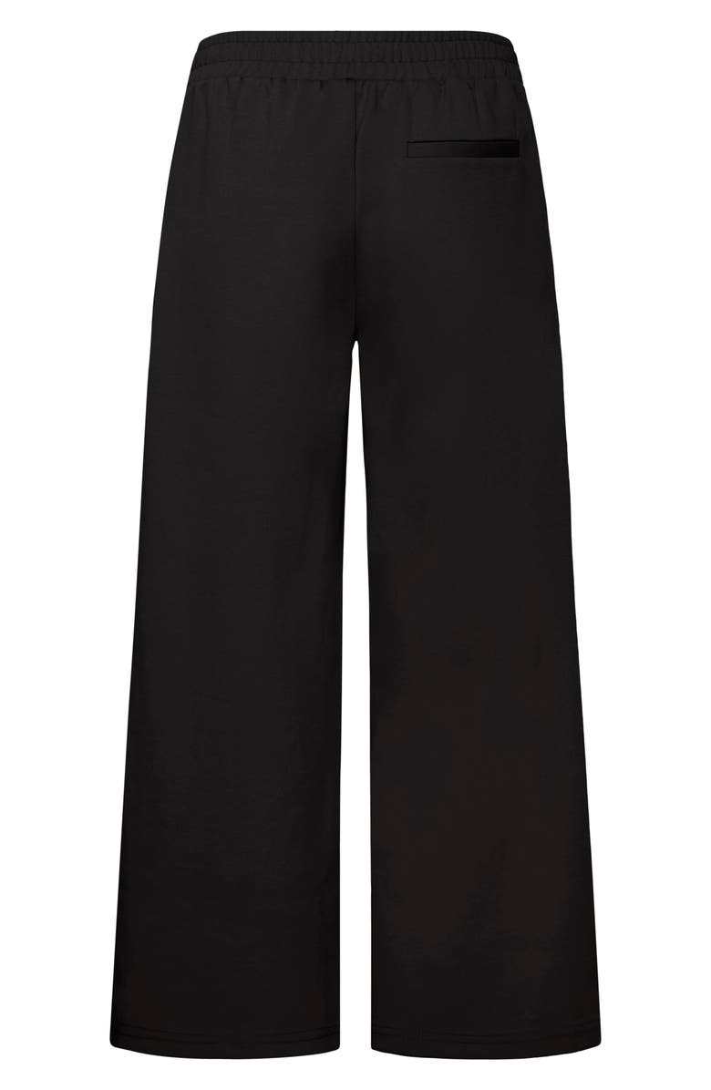 ICHI Pull-On Wide Leg Pants, Alternate, color, Black