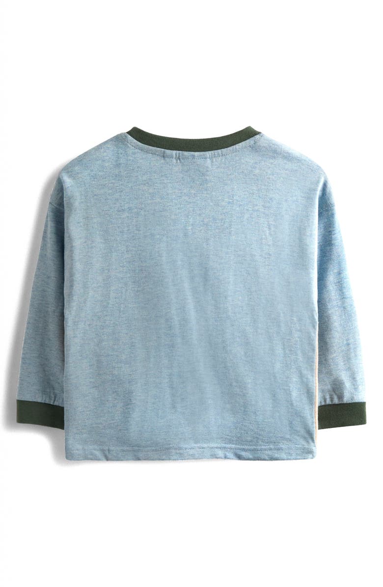 JOJO MAMAN BEBE Safari Appliqué Long Sleeve T-Shirt & Pants Set, Alternate, color, Khaki