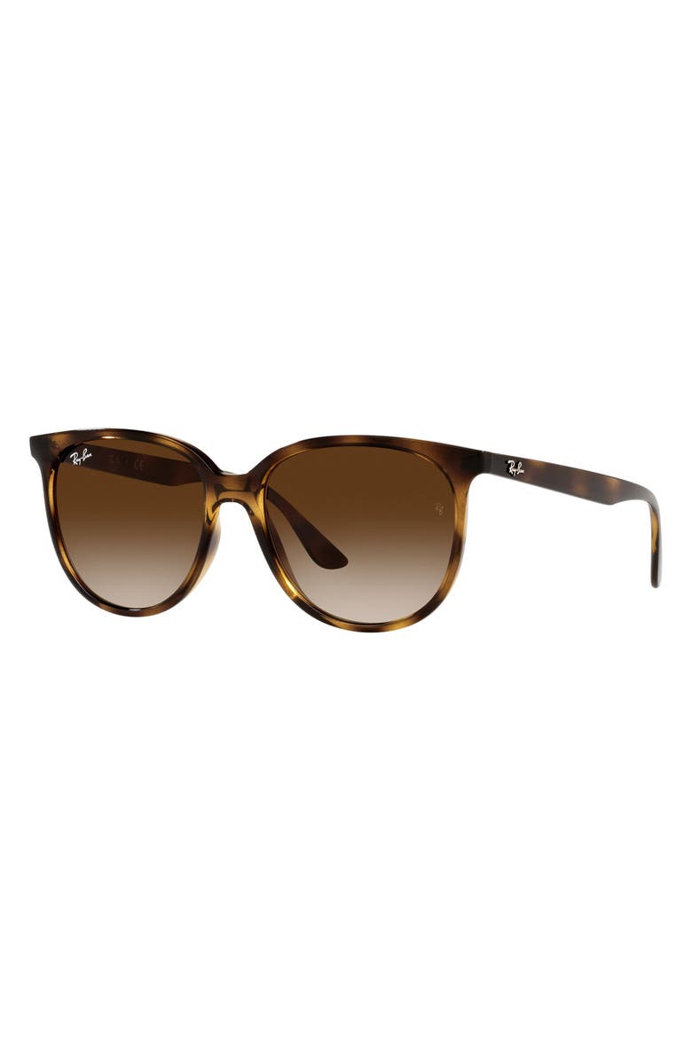 Ray-Ban 54mm Gradient Square Sunglasses, Alternate, color, Havana / Gradient Brown