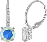 FZN Sterling Silver & Cubic Zirconia Earrings