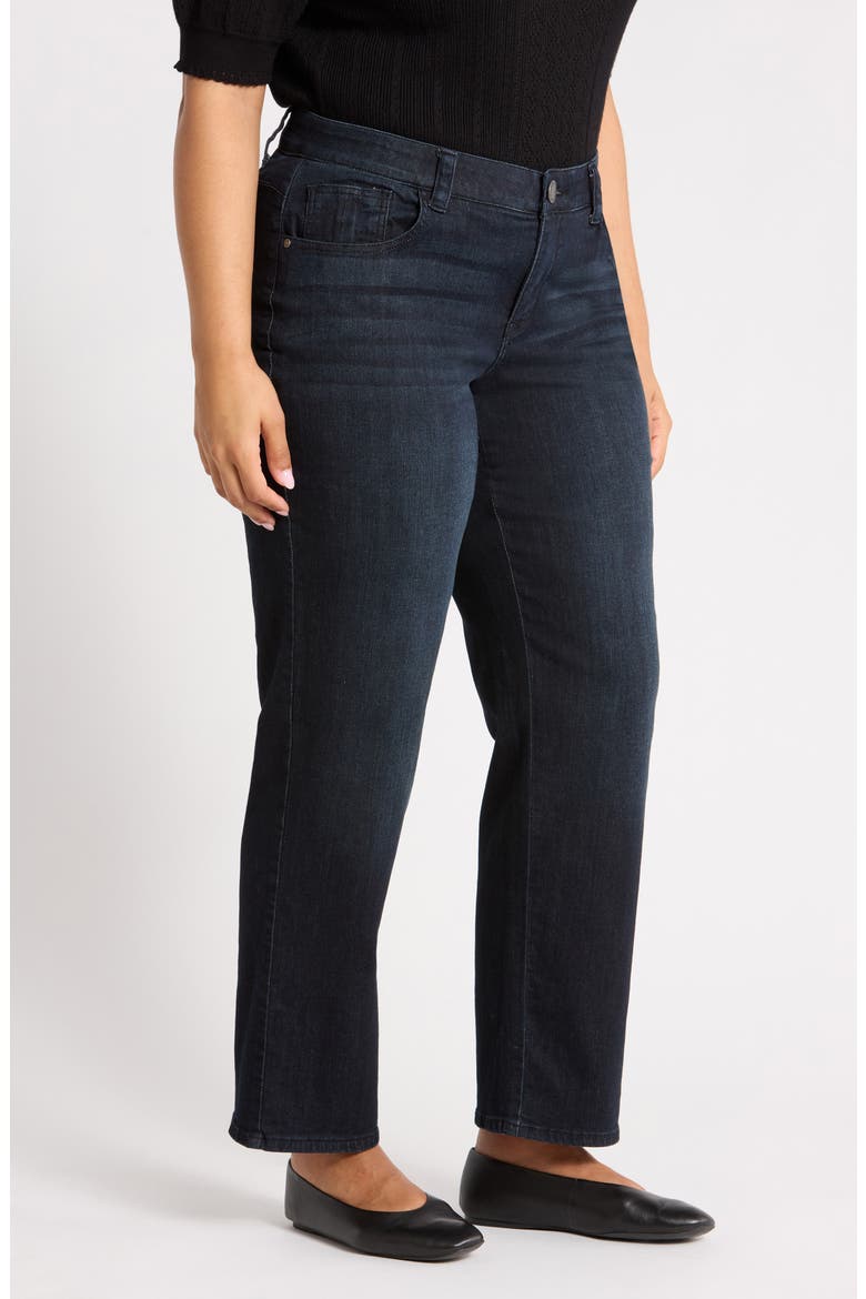 Sawyer Mid Rise Straight Leg Jeans, Alternate, color, INDIGO