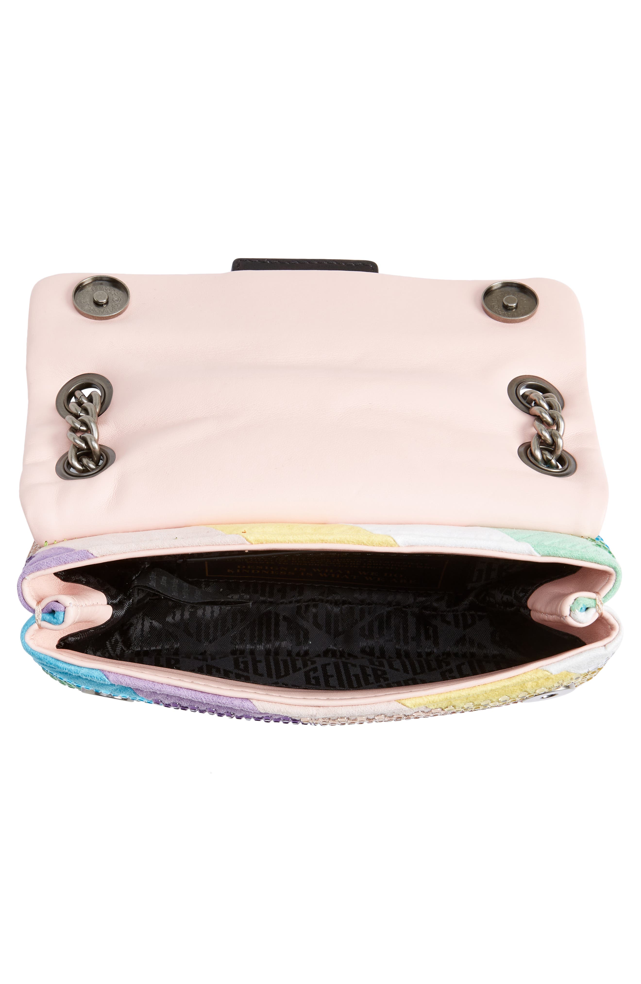 Kurt Geiger London Mini Kensington Rhinestone Shoulder Bag, Alternate, color, 