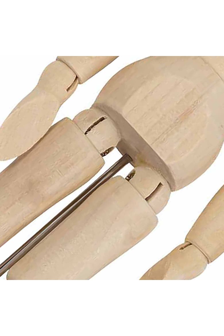 Wooden Artist Manikin 1Pc Posable Drawing Reference, Alternate, color, Multicolored