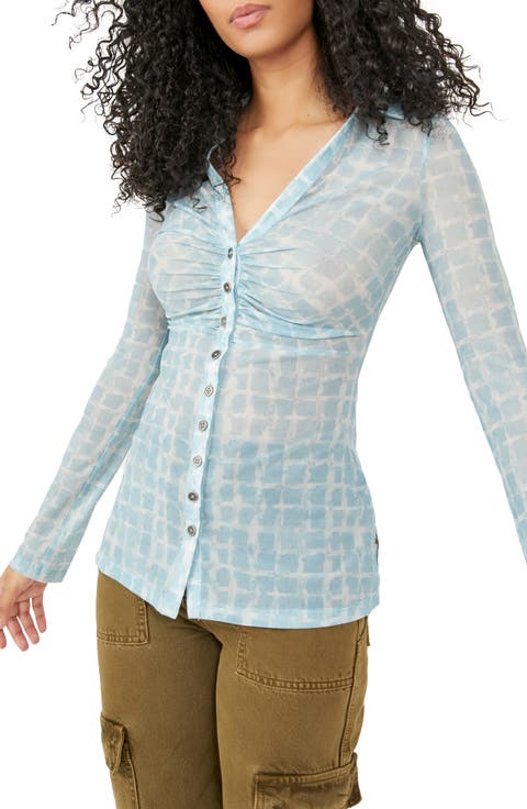 Lucky Shirtee Floral Button-Up Shirt