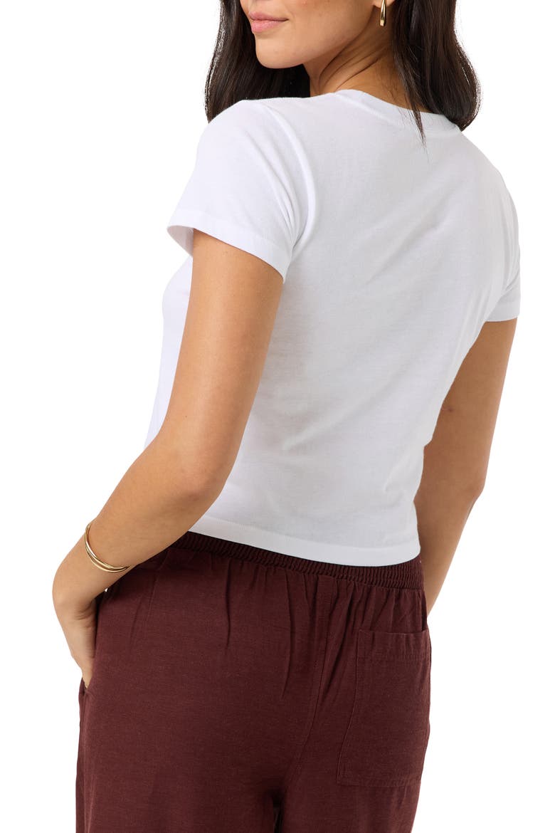 Desert Sun Fitted Graphic Tee, Alternate, color, WHITE
