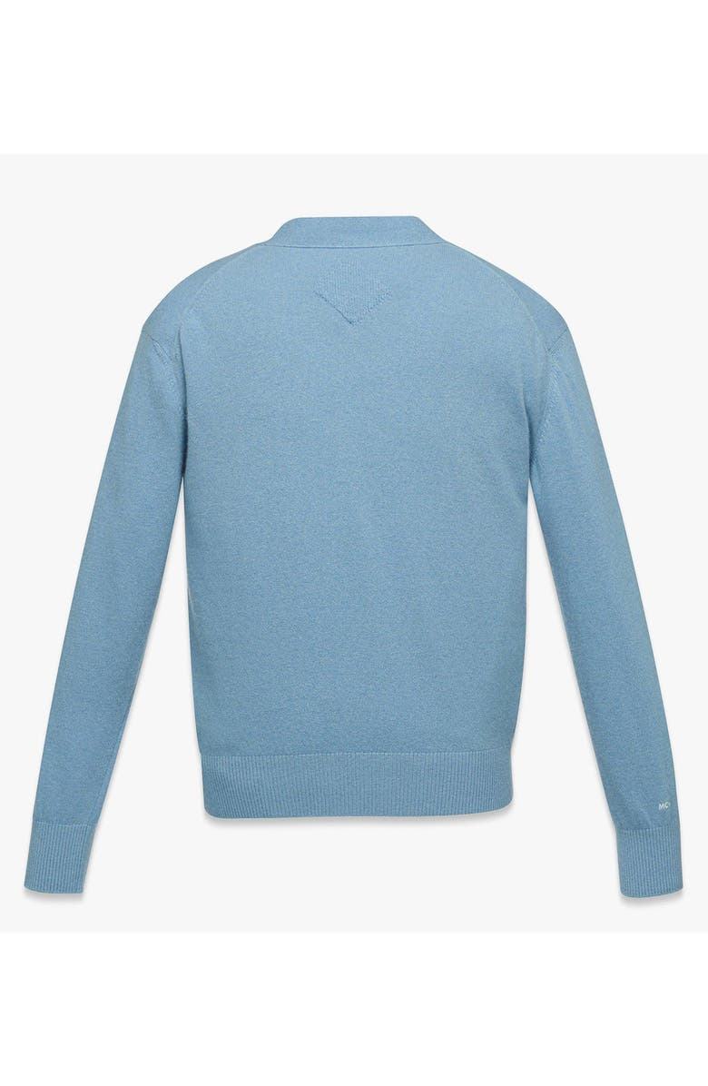 MCM Laurel Cardigan in Wool and Recycled Cashmere, Alternate, color, 