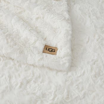 Adalee Faux Fur Throw Blanket