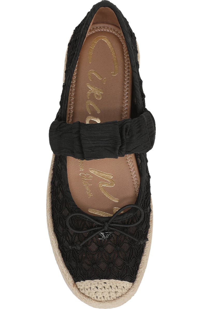 Circus NY by Sam Edelman Lillie Mesh Platform Espadrille, Alternate, color, Black