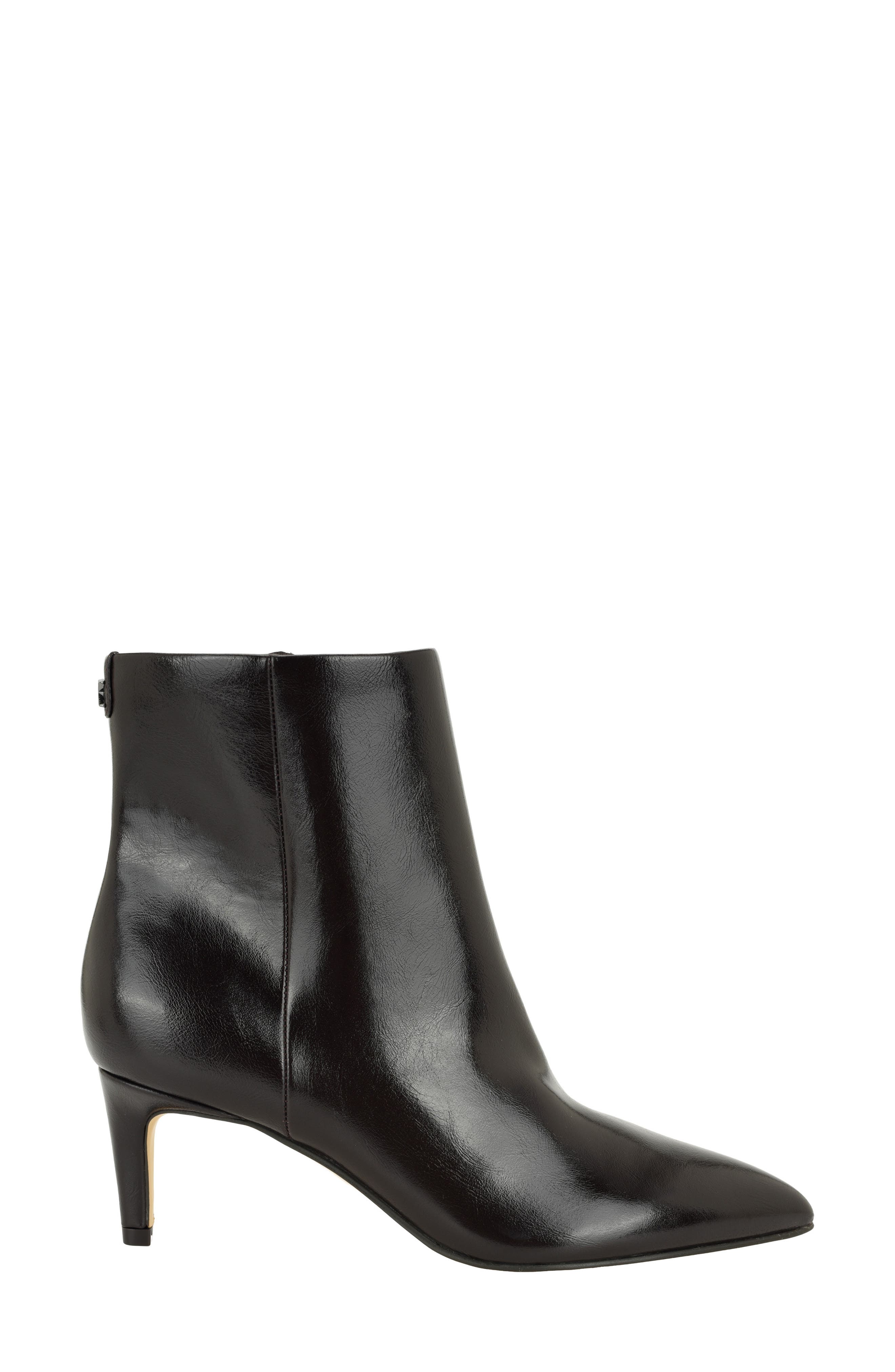 Georgina Pointed Toe Bootie, Alternate, color, BROWN