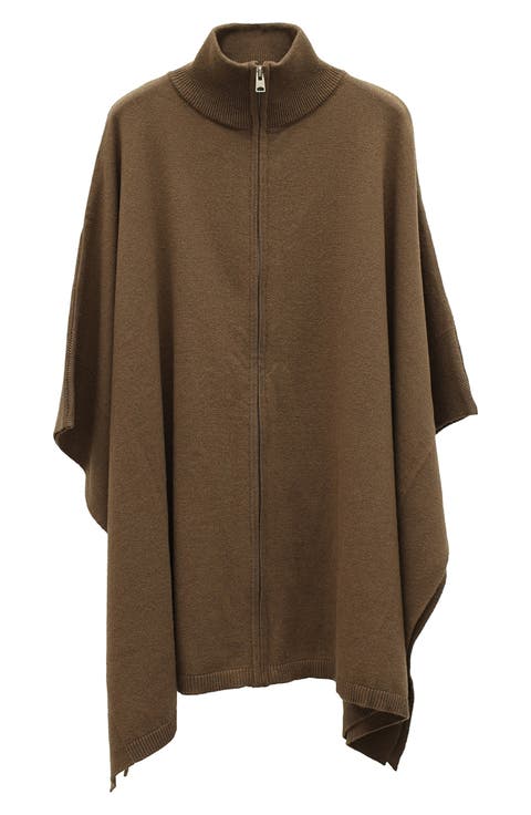 Zip-Up Poncho