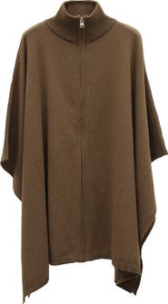 AllSaints Zip-Up Poncho