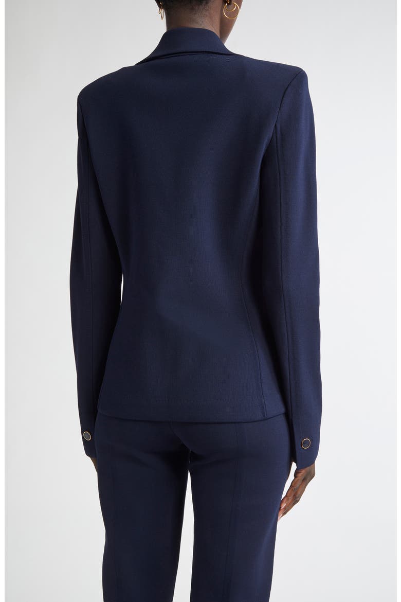 Harper One-Button Knit Jacket, Alternate, color, NAVY