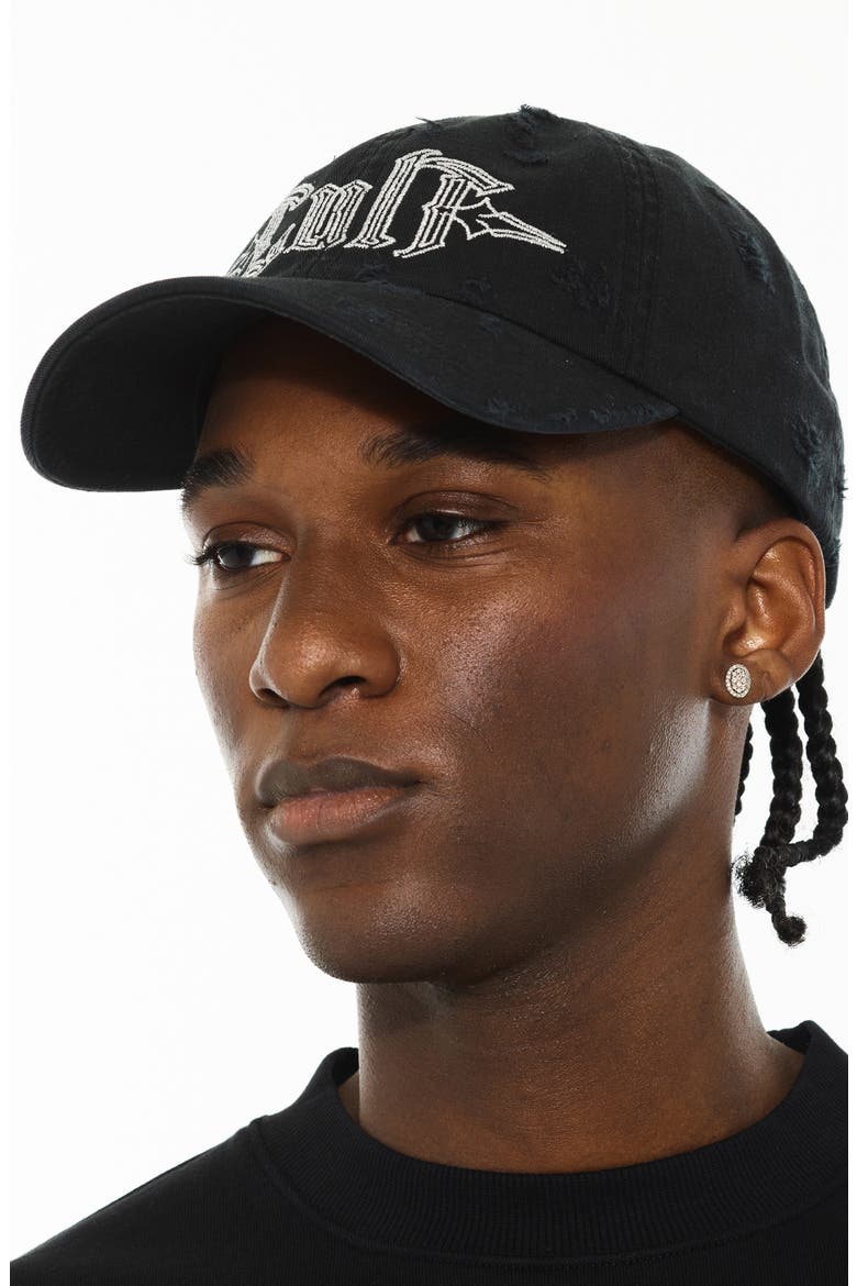 Logo Dad Baseball Cap, Alternate, color, BLACK
