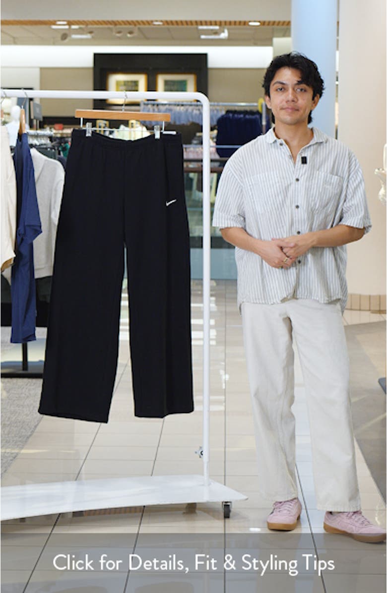 Studio Fleece Wide Leg Sweatpants, sales video thumbnail