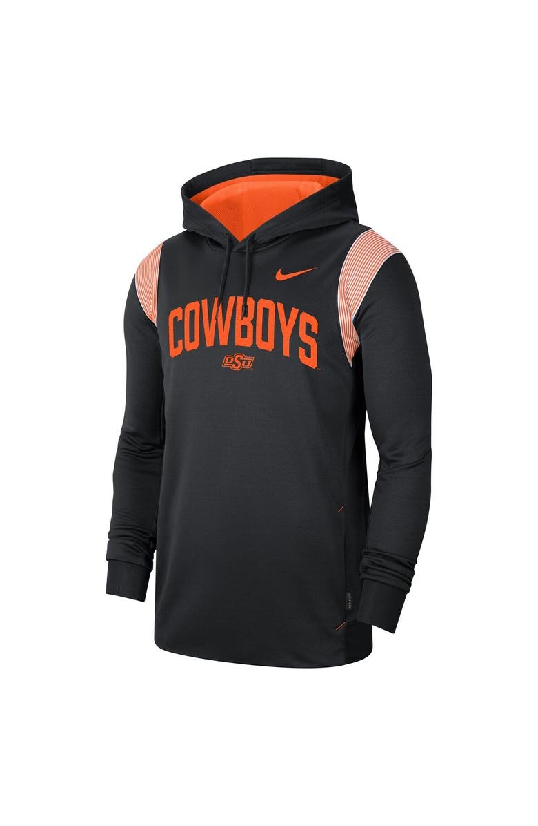 Nike Men's Nike Black Oklahoma State Cowboys 2022 Game Day Sideline Performance Pullover Hoodie, Alternate, color, 