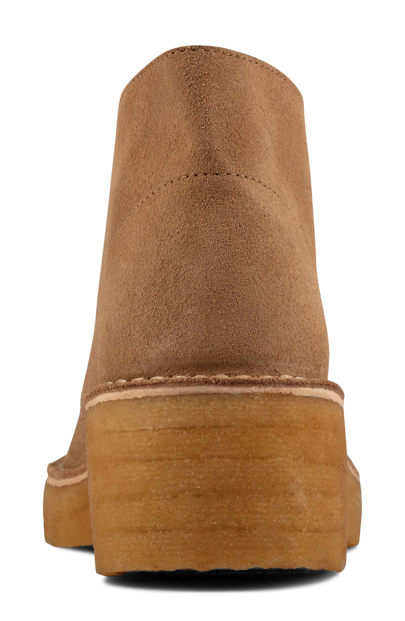Clarks® Arisa Chukka Boot, Alternate, color, DARK SAND SUEDE