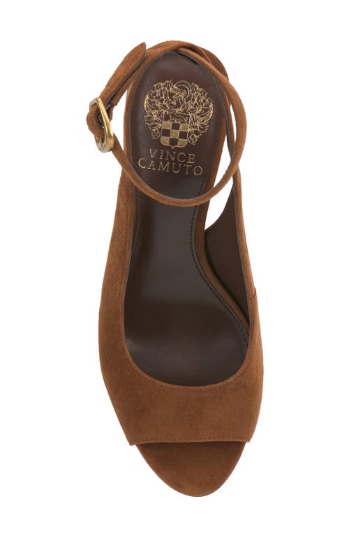 Vince Camuto Pavles Ankle Strap Sandal In Brown