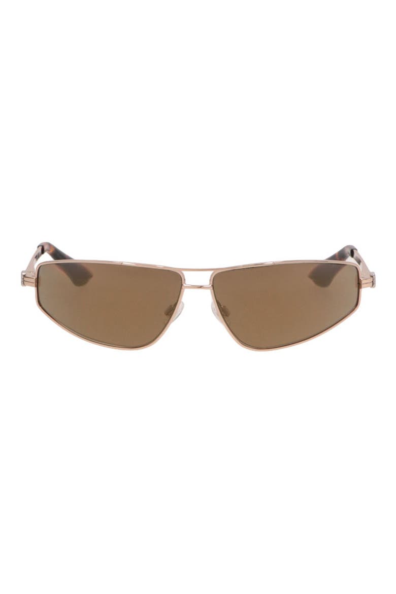 Clavey Rectangular Sunglasses, Main, color, GOLD GOLD