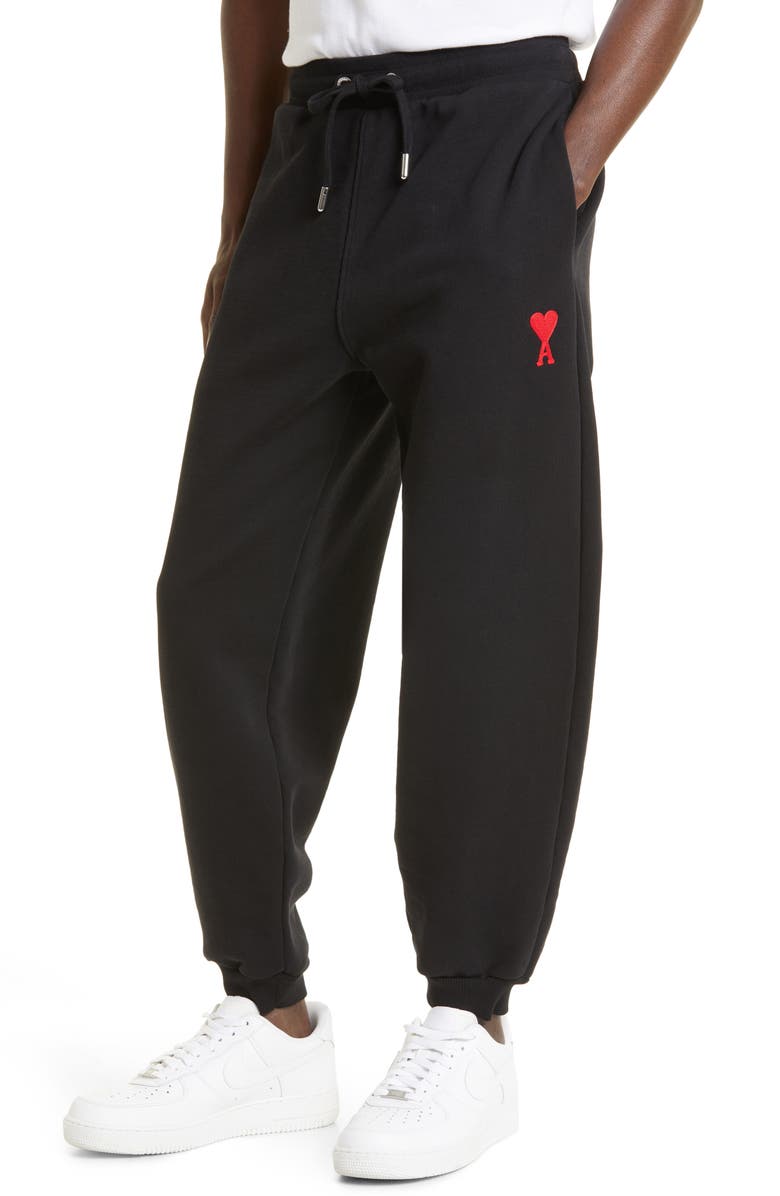 AMI PARIS ADC Ami de Coeur Organic Cotton Sweatpants, Alternate, color,
