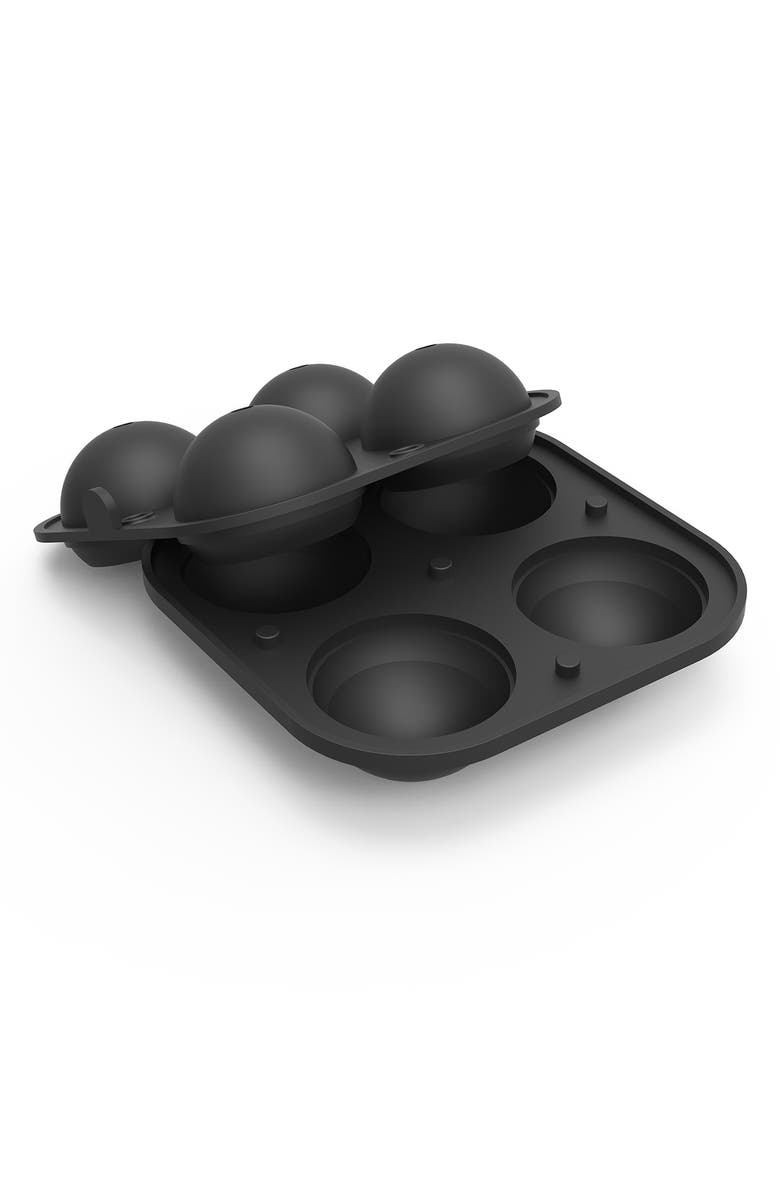 W&P Design W AND P DESIGN Frost Sphere Ice Tray, Main, color, Charcoal