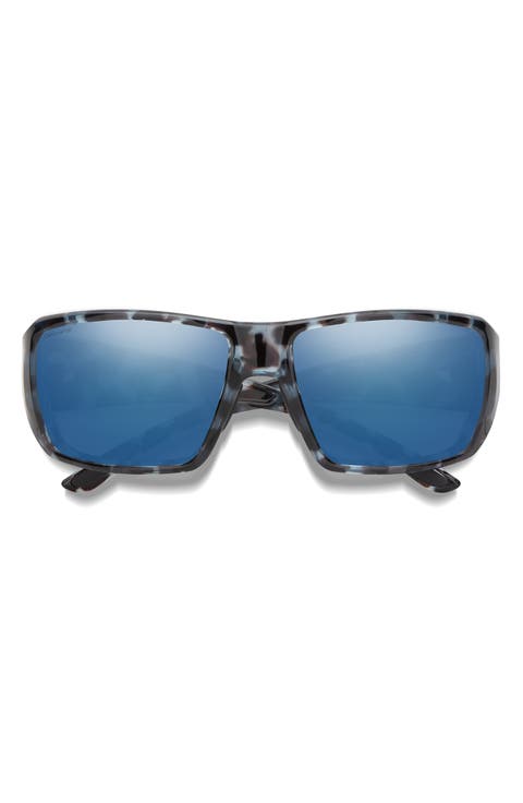 Guide's Choice 58mm ChromaPop™ Polarized Wraparound Sunglasses