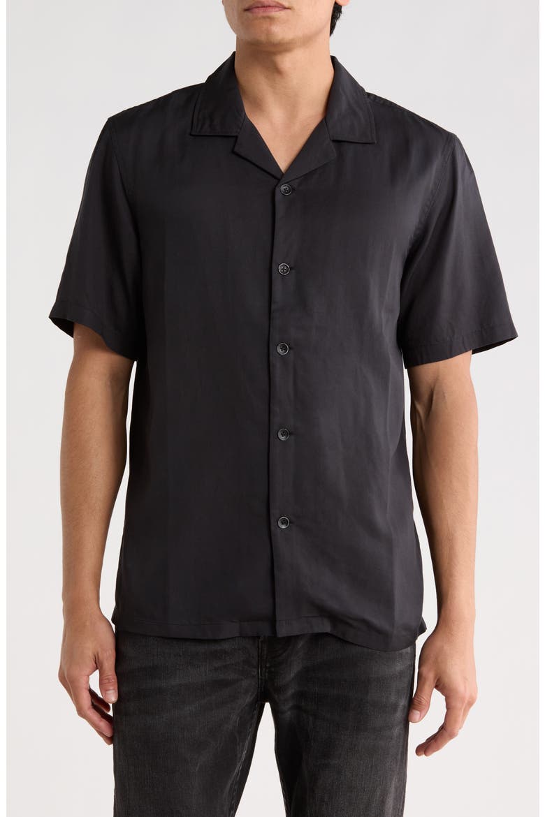 Alan Camp Shirt, Main, color, BLACK