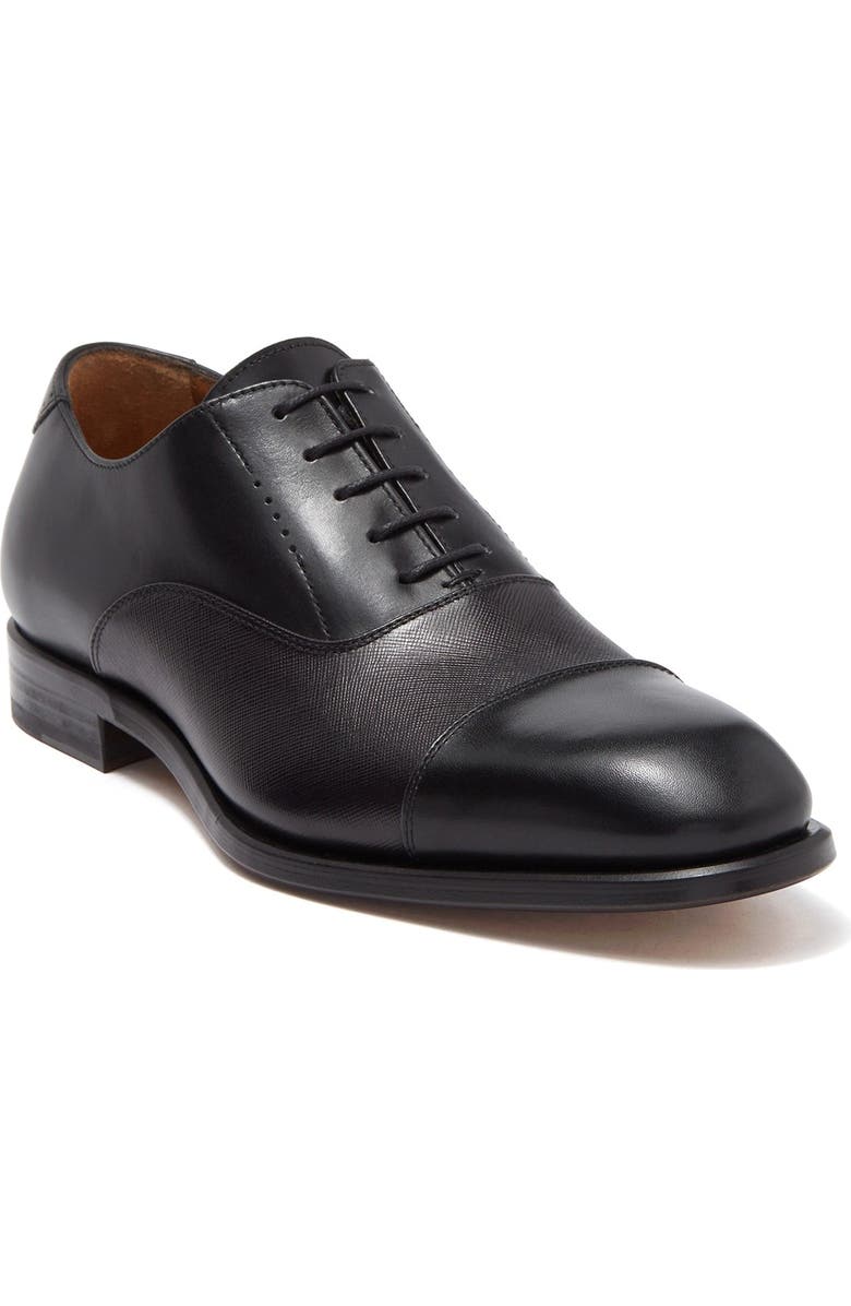 ANTONIO MAURIZI Leather Cap Toe Oxford, Main, color,