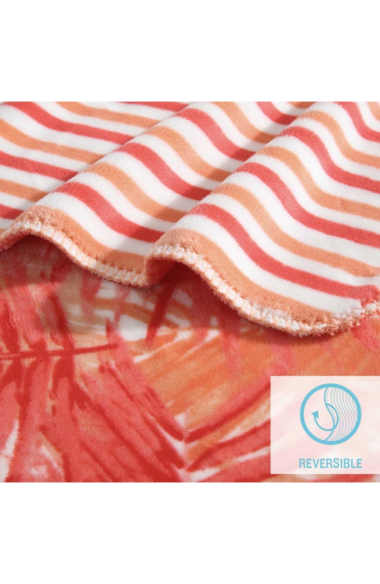 Tommy Bahama Hot Tropics Throw Blanket, Alternate, color, Bright Orange