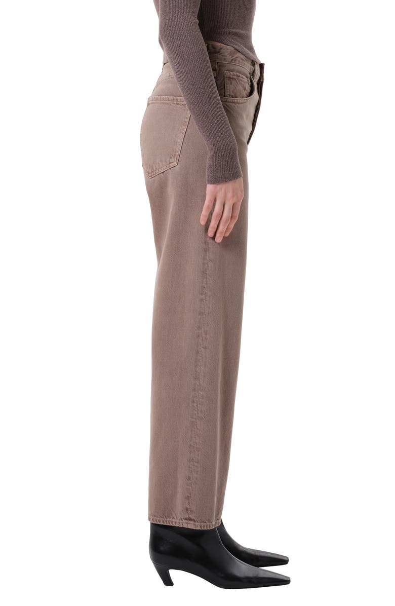 AGOLDE Ren High Waist Ankle Wide Leg Jeans, Alternate, color, Ceramic Dark Old Rose