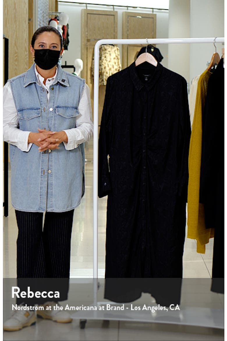 Gathered Midi Shirtdress video